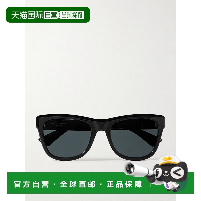 1h可退 潮奢 Saint Laurent 圣罗兰 女士 D形框醋纤太阳眼镜 SL81