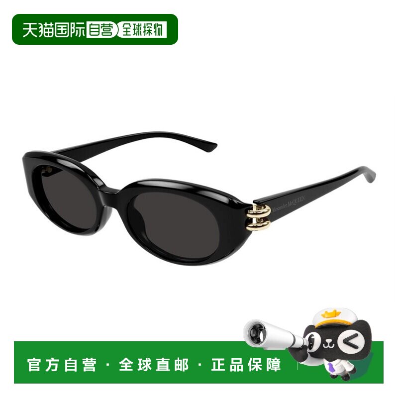 1h可退 潮奢 mcqueen 亚历山大 麦昆 女士 几何框太阳镜 AM0469S