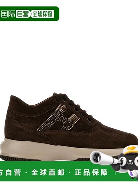 HOGAN 女士运动鞋 HXW00N02011UH600 AW2025 棕色 Hogan Interact