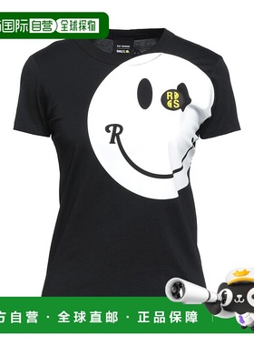 1h可退 潮奢 Raf Simons 拉夫 西蒙 女士 T恤 black黑色 舒适时尚