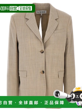 LOEWE 女士西服 S359Y03X772863 AW2024 灰色 长袖西装外套