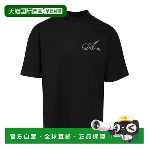 AMIRI 男士T恤 AMTOJR1201001 AW2026 黑色 CRYST【付后1h可退】