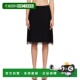 潮奢 半身裙 toteme 黑色 1h可退 Slip 女士 Chiffon 254WRB0319F