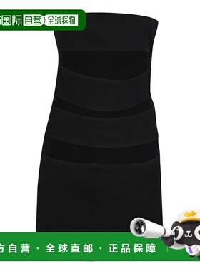 MONOT 女士连衣裙 SS23802CREPEBLACK SS2023 黑色 Short black d