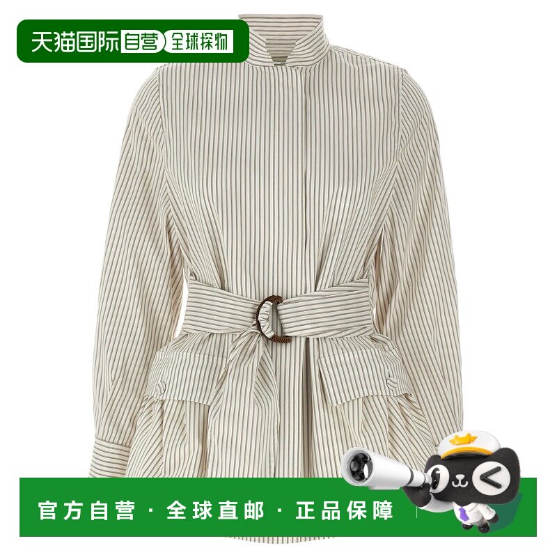 FENDI 女士外套 FJ7621AQ3LF0XAY CO 米白色 COTTON AND SILK BLO