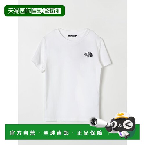 THE NORTH FACE 男童T恤 NF0A87T4FN41 SS2024 白【付后1h可退】