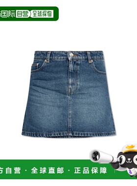 A.P.C. 女士半身裙 COHJLF06374IAL AW2025 蓝色 MOSS DENIM MINI