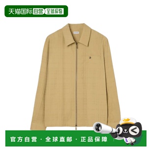BURBERRY 男士衬衫 8121988C4776 SS2026 卡其色 CHECK COTTON ZI