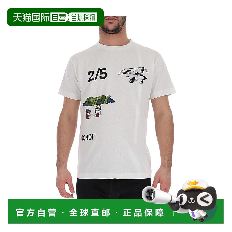 1h可退 OFF-WHITE 男士T恤 OMAA036S191850125012 SS2021短袖