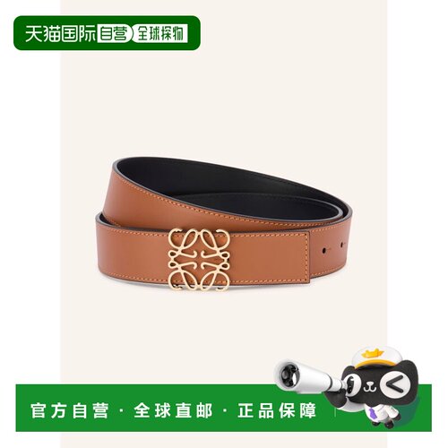 LOEWE 男士腰带 100322023415000 CO 棕色 Reversible leather be