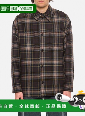 1h可退 潮奢 Fendi 芬迪 男士 单排扣 Go-To 格纹夹克 FW1307ATEE