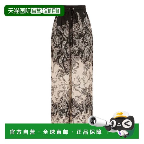 1h可退 潮奢 ZIMMERMANN 女士 浅褐色裤子 3254PSS251CRMBLKFLO