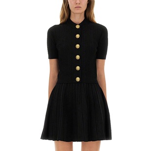 AW2025 FF1KL230KI500PA 黑色 女士针织衫 BALMAIN