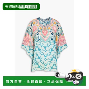 1h可退 潮奢 Etro 艾特罗 女士 印花真丝双绉上衣 124494504