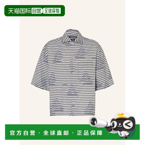 JACQUEMUS 男士衬衫 100318005517000 CO 花色 LA CHEMISE PLAGE