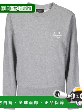 A.P.C. 女士卫衣 COHBNF27915TPA CO 灰色 Sweatshirt with embro