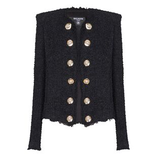 AW2025 FF1SM508XC670PA 黑色 女士外套 BALMAIN