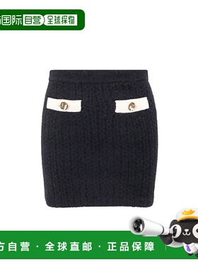 1h可退 SELF-PORTRAIT 女士半身裙 AW24074SKBBLACK SS2025