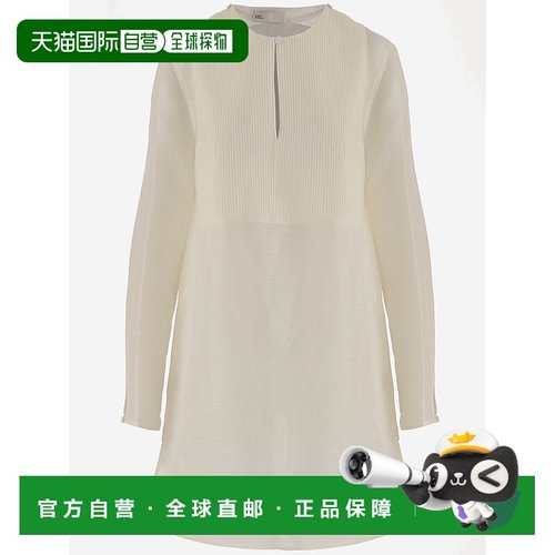 TORY BURCH 女士连衣裙 176549106 SS2026 白色 Tory Burch Linen