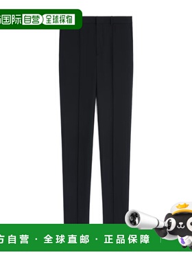 CELINE 女士休闲裤 RP0FN124938NO SS2026 黑色 腰带袢休闲裤