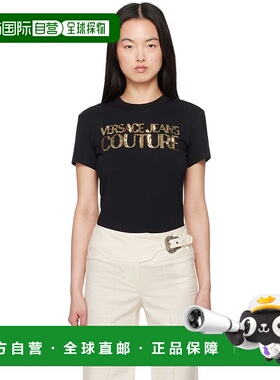 1h可退 潮奢 versace 范思哲 女士 黑色 Crystal Institutional L