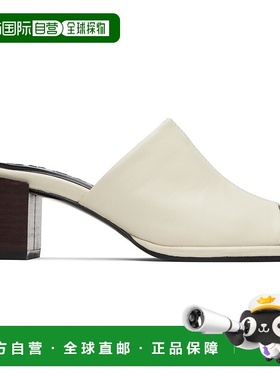 1h可退 潮奢 BY FAR 女士 灰白色 Francisco Lamb Nappa 凉鞋 MWF