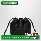 迷你黑色绸缎水桶包 1h可退 1BE103OOOAC 普拉达 女士 潮奢 Prada