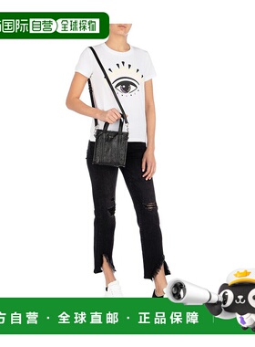 KENZO 女士衬衫 F952TS7334YD01 AW2019 蓝色 大眼睛印花T恤上衣