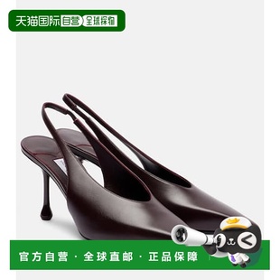 1h可退 潮奢 Jimmy Choo 周仰杰 女士 Isa 80 皮质露跟浅口鞋女鞋