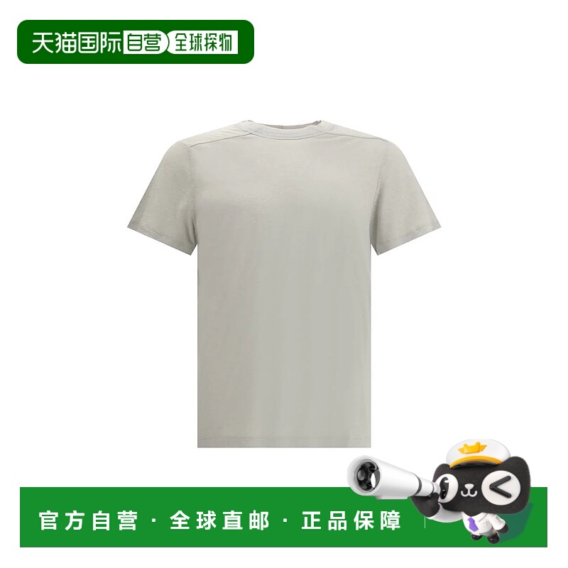 1h可退 RICK OWENS 男士T恤 RU02E1265JR08 AW2025 灰色 Rick Owe