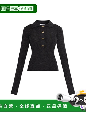 GANNI 女士针织衫 A10701252649252 SS2026 灰色 Wool long-sleev