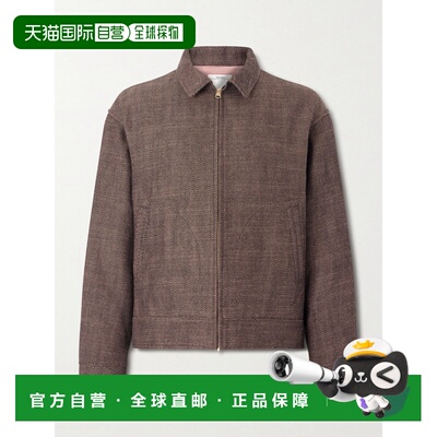 Visvim 维斯维木 男士 棕色亚麻羊毛夹克 0126105013019