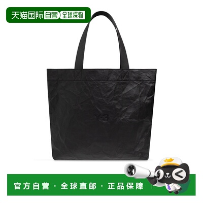 Y-3 女士手提包 JD29000BLACK AW2025 黑色 Shopper bag with log