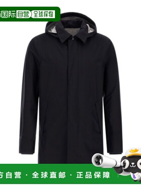 HERNO 男士大衣 IM000349U111249300 SS2025 黑色 GORE-TEX PACLI