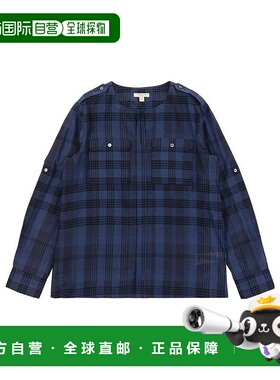 BURBERRY 女士衬衫 39330151 SS2021 蓝色 长袖衬衫