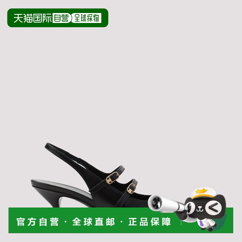 CELINE 女士高跟鞋 36232517638NO AW2025 黑色 DOUBLE STRAPS MA