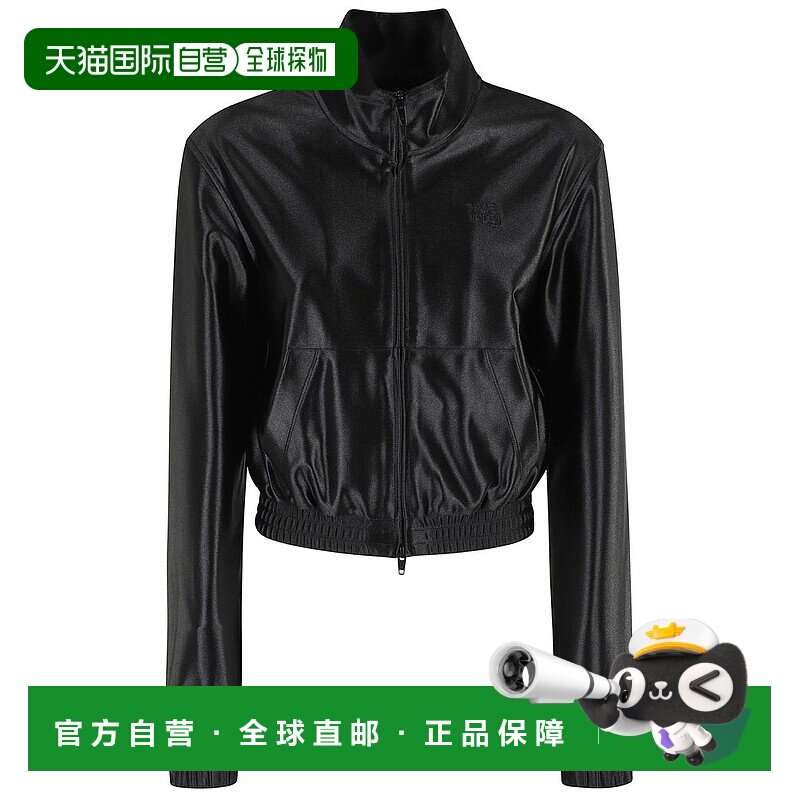 1h可退 潮奢 Alexander Wang 亚历山大 王 女士 縮水拉鍊夾克 4CC