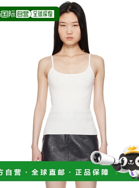 1h可退 潮奢 Courreges 女士 白色 Reedition 系列吊带背心 PERMD