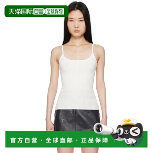 1h可退 潮奢 Courreges 女士 白色 Reedition 系列吊带背心 PERMD