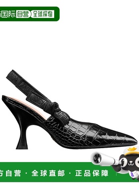 DIOR 女士高跟鞋 KCV440PDES900 AW2025 黑色 J'Adior 后跟露跟高