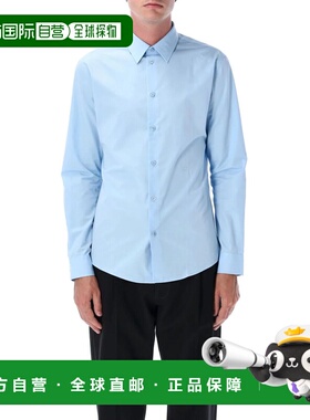 BURBERRY 男士衬衫 25P8101173C2008 SS2025 蓝色 Burberry Slim