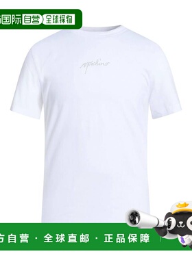 1h可退 潮奢 Moschino 莫斯奇诺 男士 T恤 white白色 舒适时尚