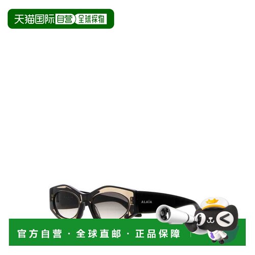 ALAIA 女士太阳镜 AA0093S004055 SS2026 黑色 Black acetate sun