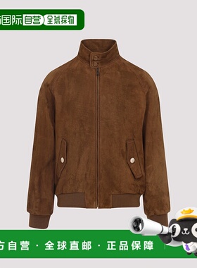 VALENTINO 男士夹克 7V3NAAM5B22K29 AW2025 棕色 Suede Jacket