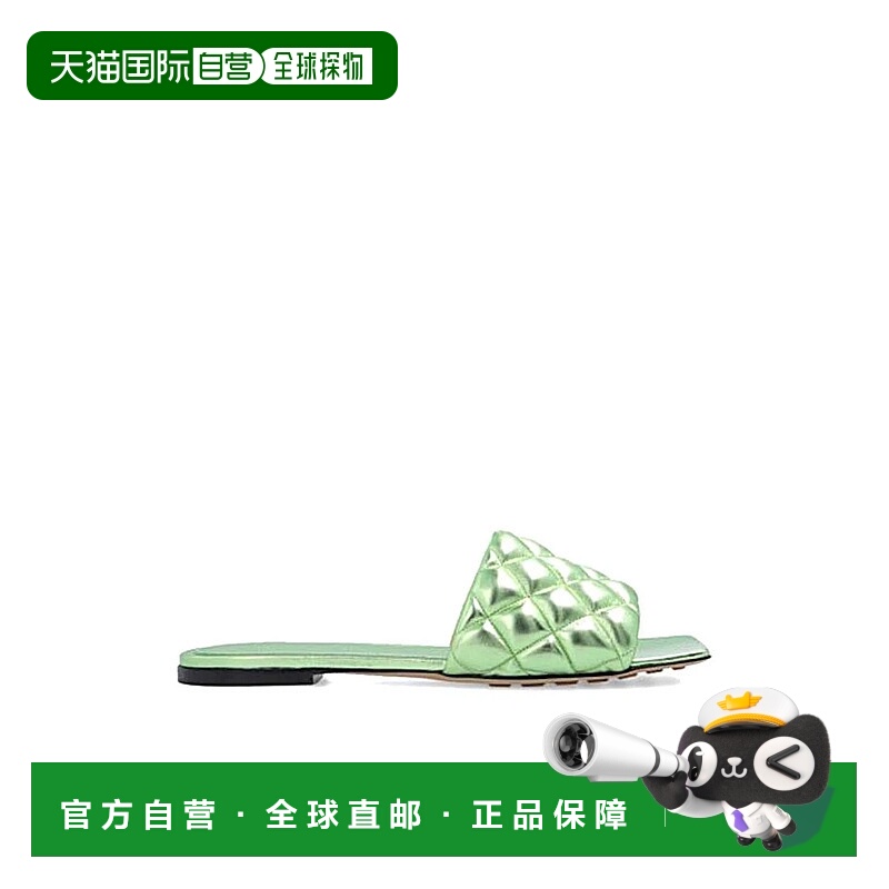 1h可退 BOTTEGA VENETA 女士拖鞋 627710V27M0VERDE SS2025