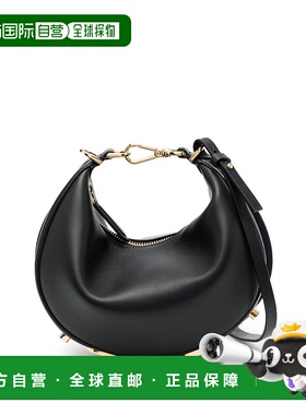 1h可退 FENDI 女士手提包 8BS081A5DYF1HEJ AW2025 黑色 Mini Gra