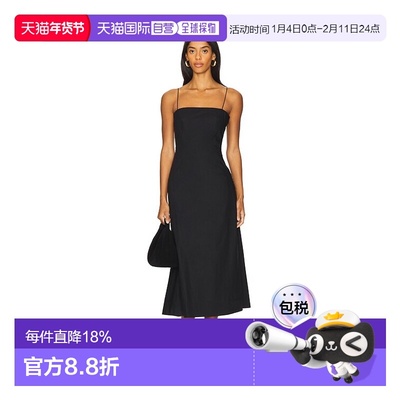 1h可退 潮奢 FAITHFULL THE BRAND 女士 Ostano 连衣裙 FF3376BLK