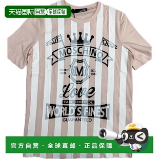 W4F1501M3517L53 女士T恤 AW2021 花色 T恤 1h可退 短袖 MOSCHINO