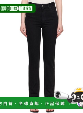 1h可退 潮奢 TOTÊME 女士 黑色 High Slim 牛仔裤 252WRB0271FB00