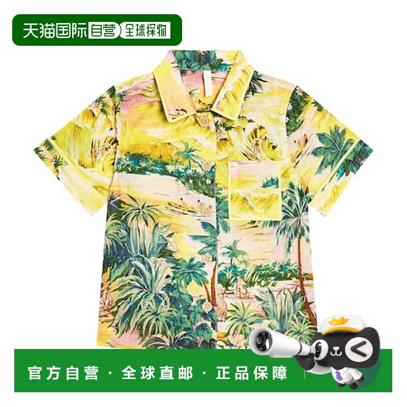 1h可退 潮奢 ZIMMERMANN 女童 Alight 棉质衬衫童装